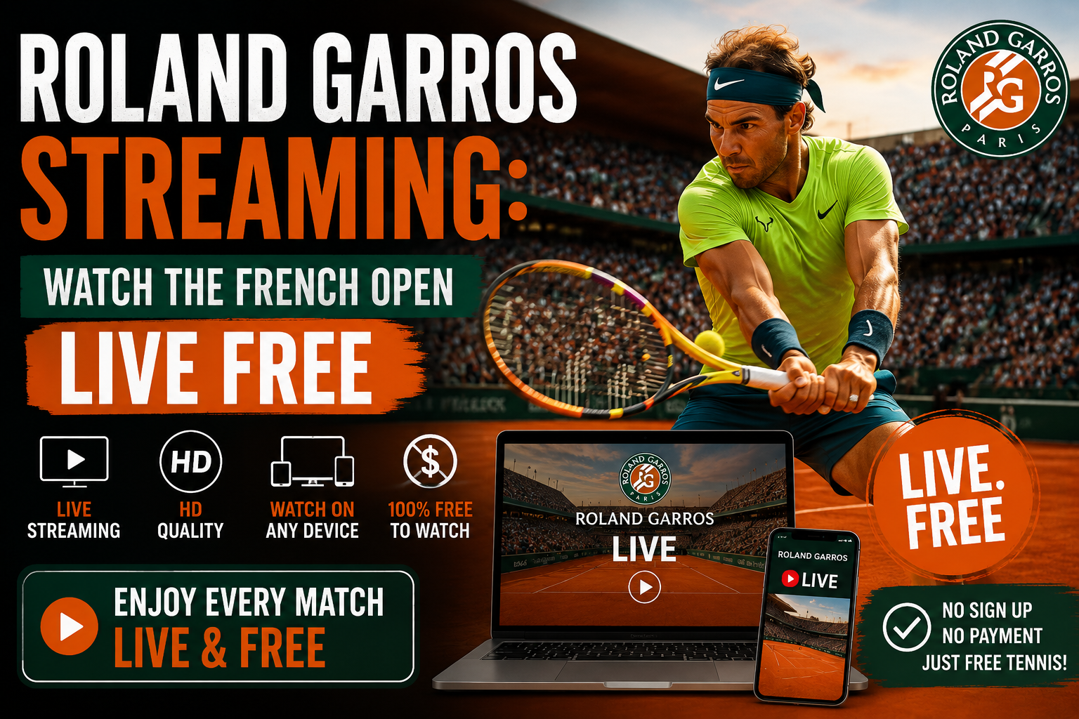 Roland Garros streaming